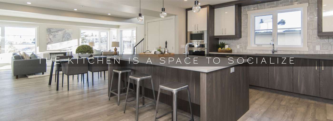 MORE THAN PREPARING FOOD, THE KITCHEN IS A SPACE TO SOCIALIZE